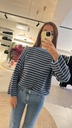 Striped Knit Brown/Blue