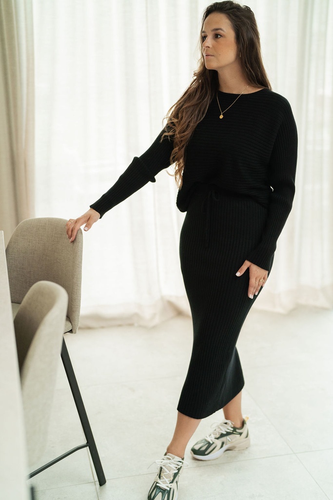 Knit Set Camille Black