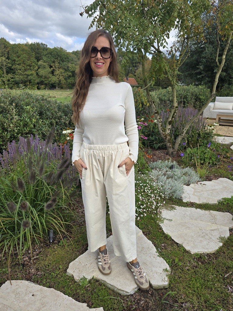 Knit Shirt Annabelle Offwhite