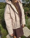 Short Padded Coat Beige