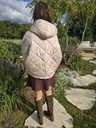 Short Padded Coat Beige