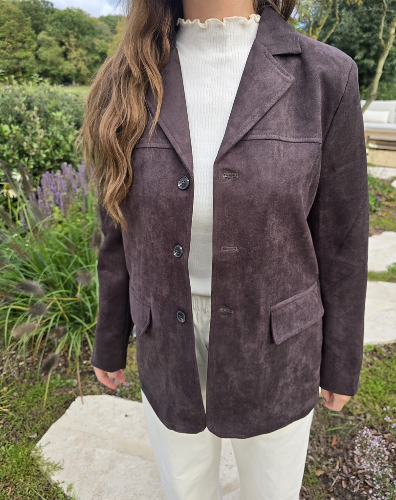Jacket Cucina Suede Brown