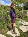Faux Fur Gilet Navy