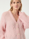 Cardigan Zuma Wool Blend Pink