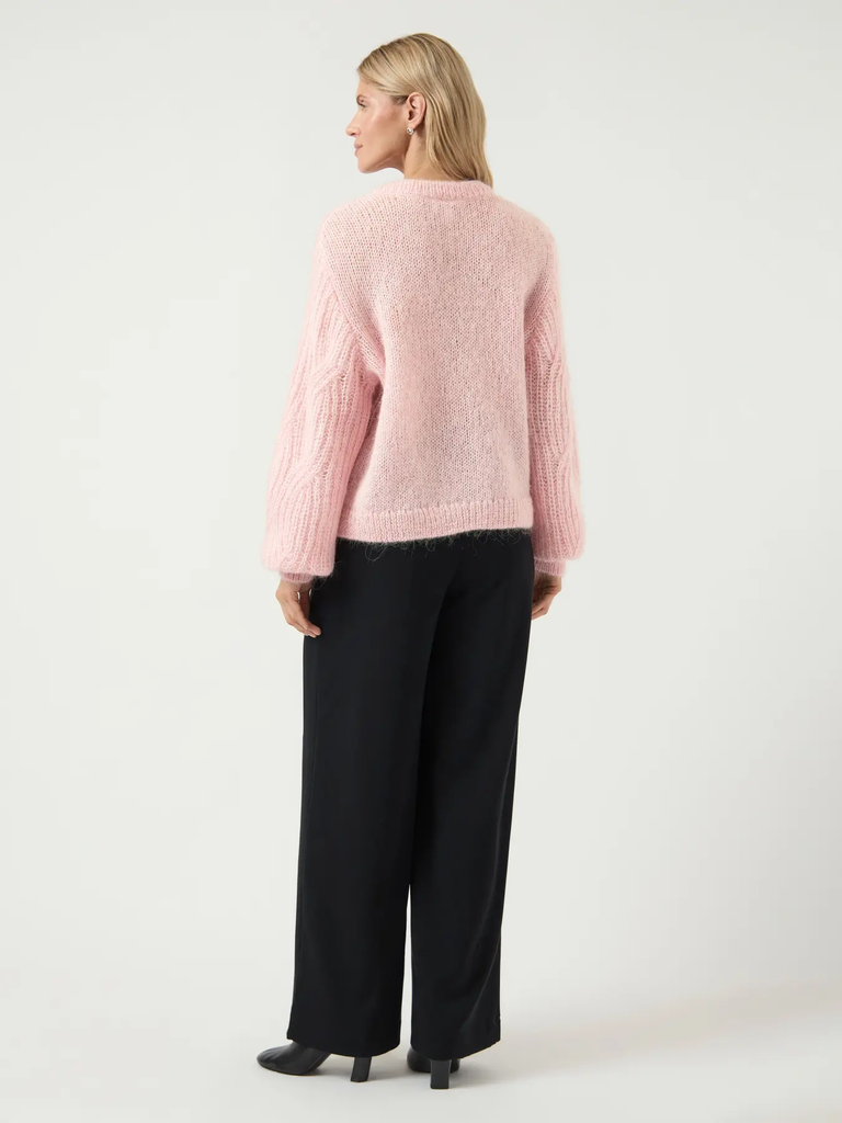 Cardigan Zuma Wool Blend Pink