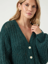 Cardigan Zuma Wool Blend Pine