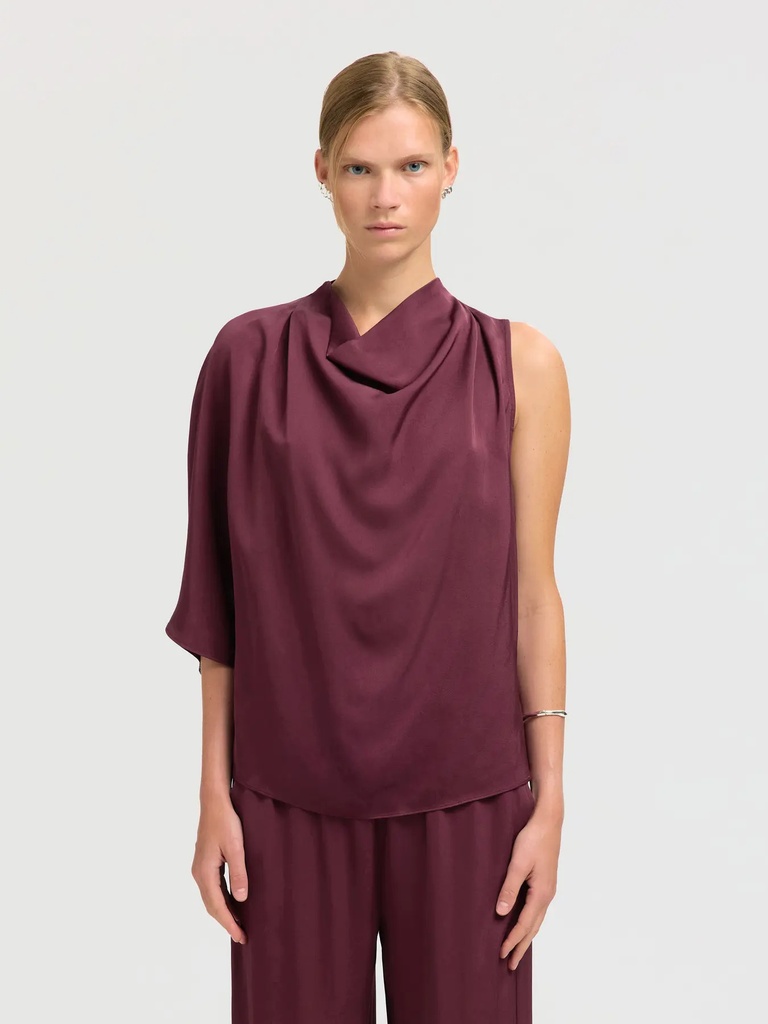 One Shoulder Top Laurina Fig
