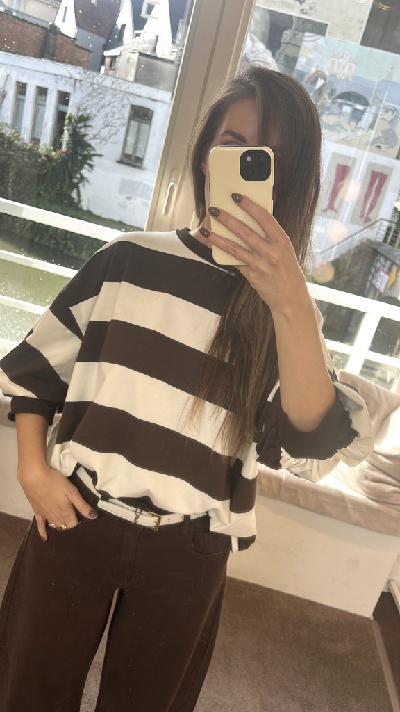 Striped Shirt Celia Chocolat