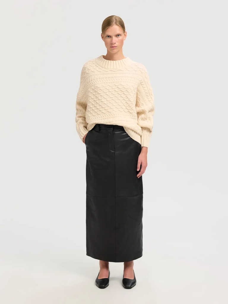 Cable Knit Nelly Birch