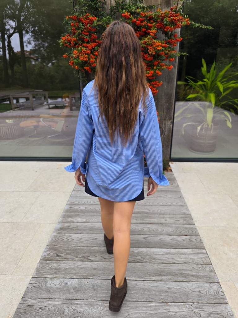 Striped Blouse Blue