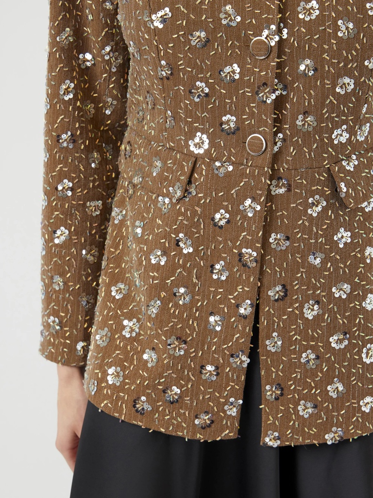 Blazer Soller Taupe Gray