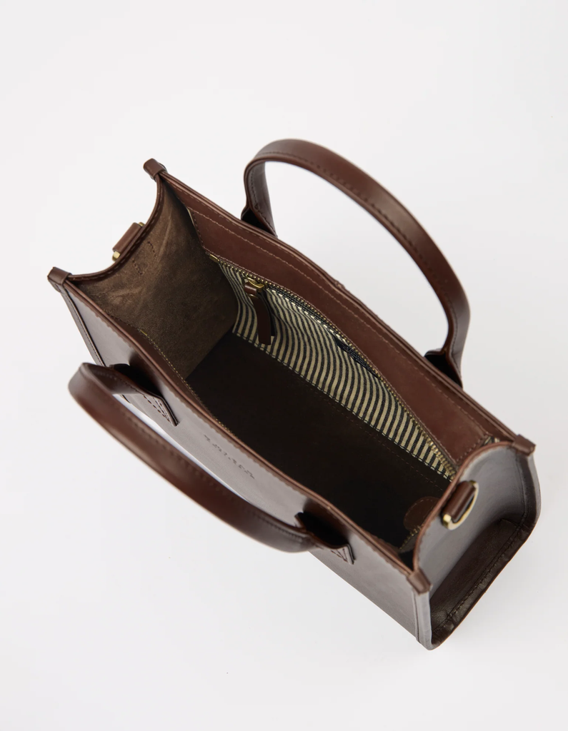 Jackie Midi Striped Chocolate