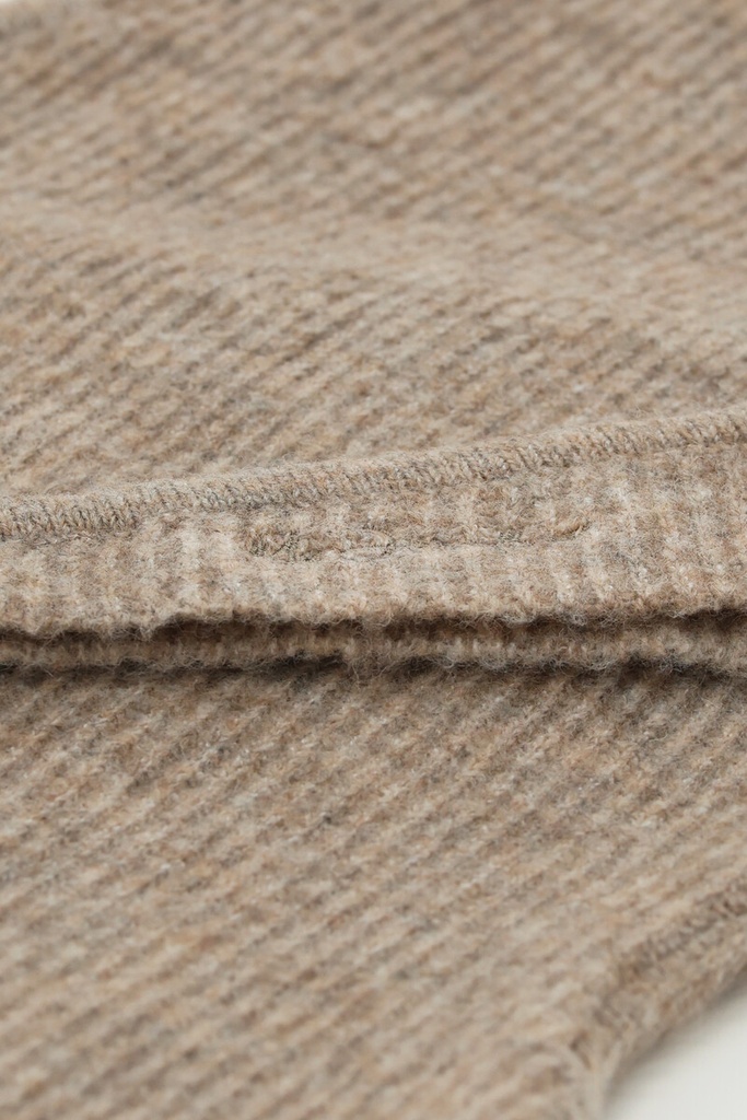 MY Hooded Scarf Beige
