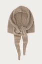 MY Hooded Scarf Beige