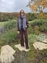 Hazel Stripes Scarf Brown/Blue