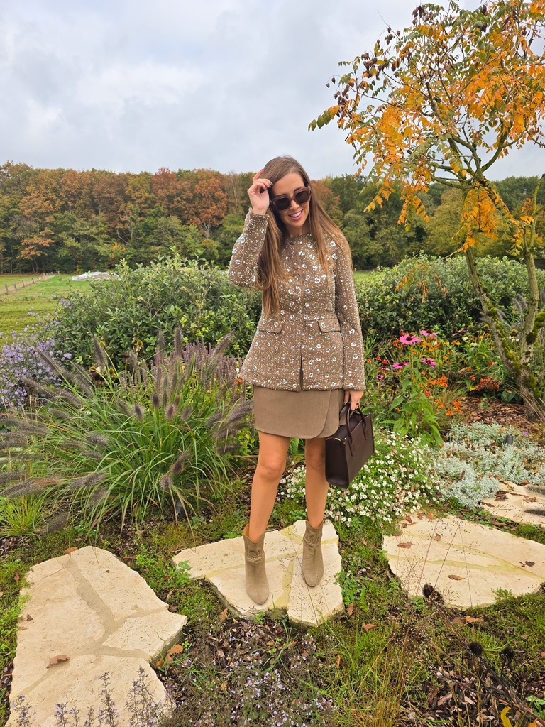 Blazer Soller Taupe Gray