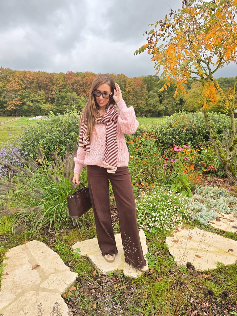 Cardigan Zuma Wool Blend Pink