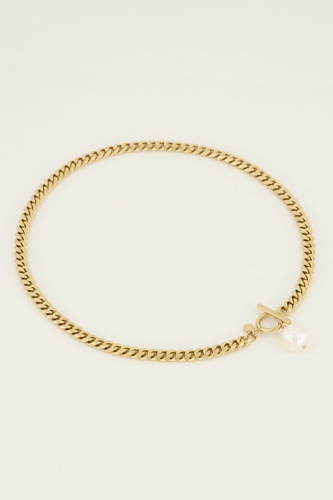 MY Schakelketting Zoetwaterparels