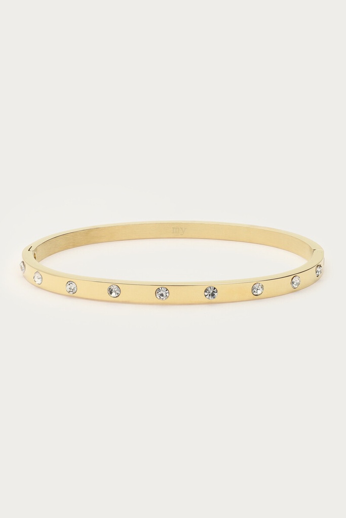 MY Bangle Armband Transparante Stenen