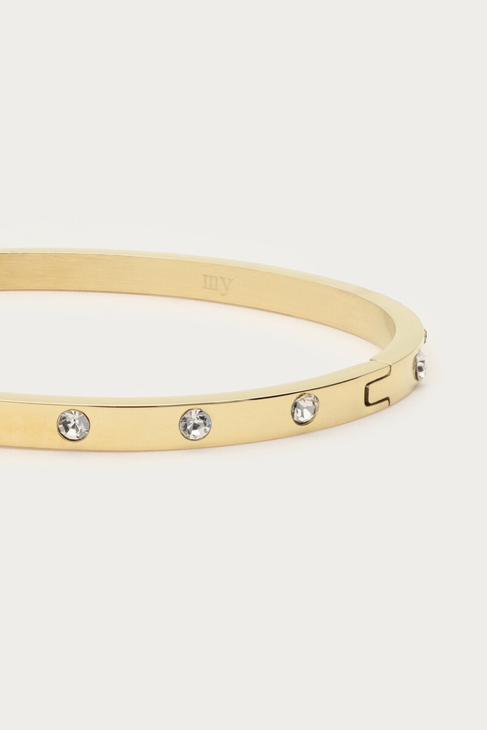 MY Bangle Armband Transparante Stenen