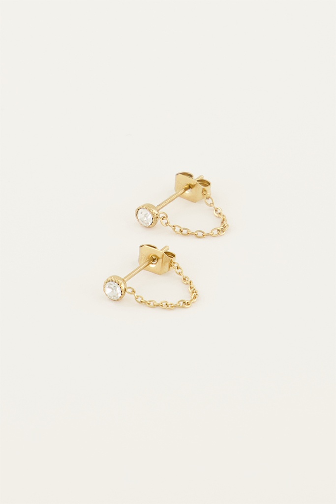 MY Oorbellen Ketting En Steentje