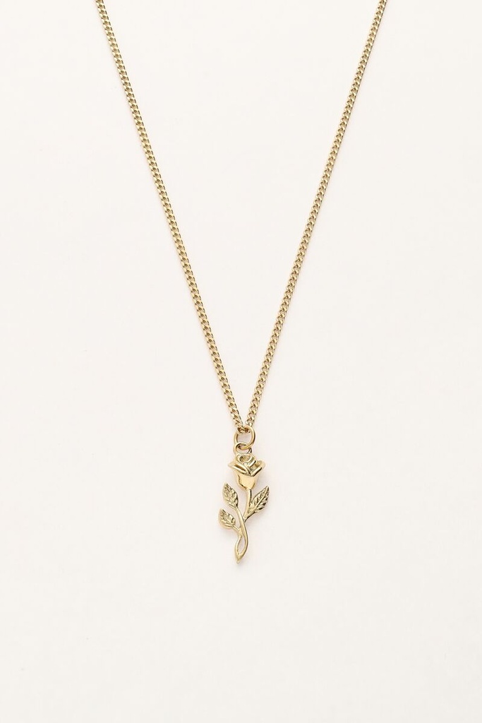 MY Vintage Ketting Platte Roos