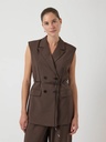 Waistcoat Shimma Chocolate Brown