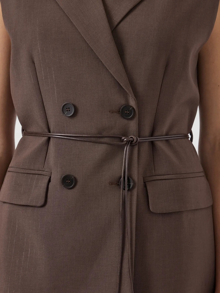 Waistcoat Shimma Chocolate Brown