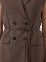 Waistcoat Shimma Chocolate Brown