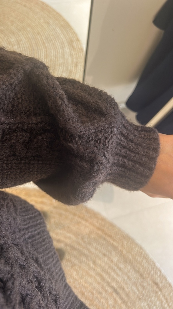 Knit Yvonne Chocolate Brown