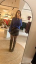 Skirt Wool Brown/Blue