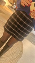 Skirt Wool Brown/Blue