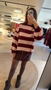 Striped Shirt Celia LS BurgundyPink