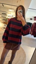 Striped Shirt Celia LS NavyBurgundy
