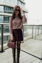 Kiara Mini Skort Burgundy