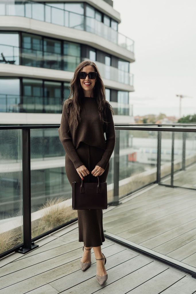 Knit Set Camille Chocolat