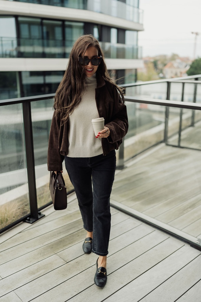 Bomber Carla Chocolate