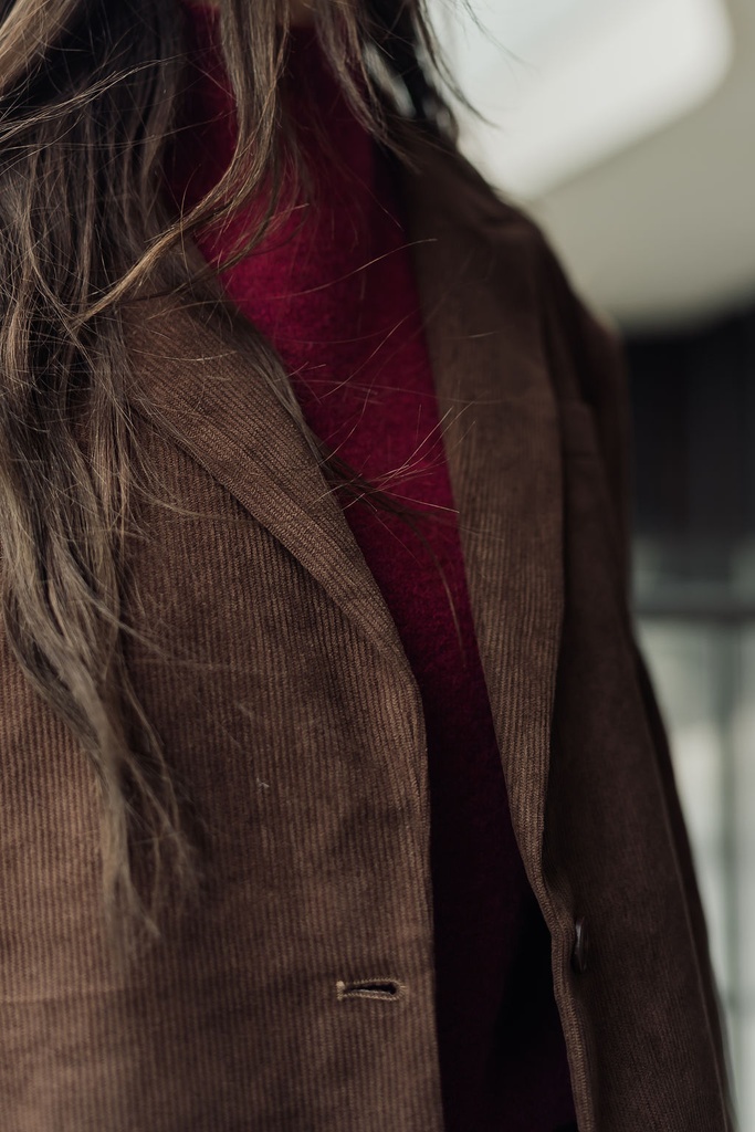Blazer Corduroy Coffee