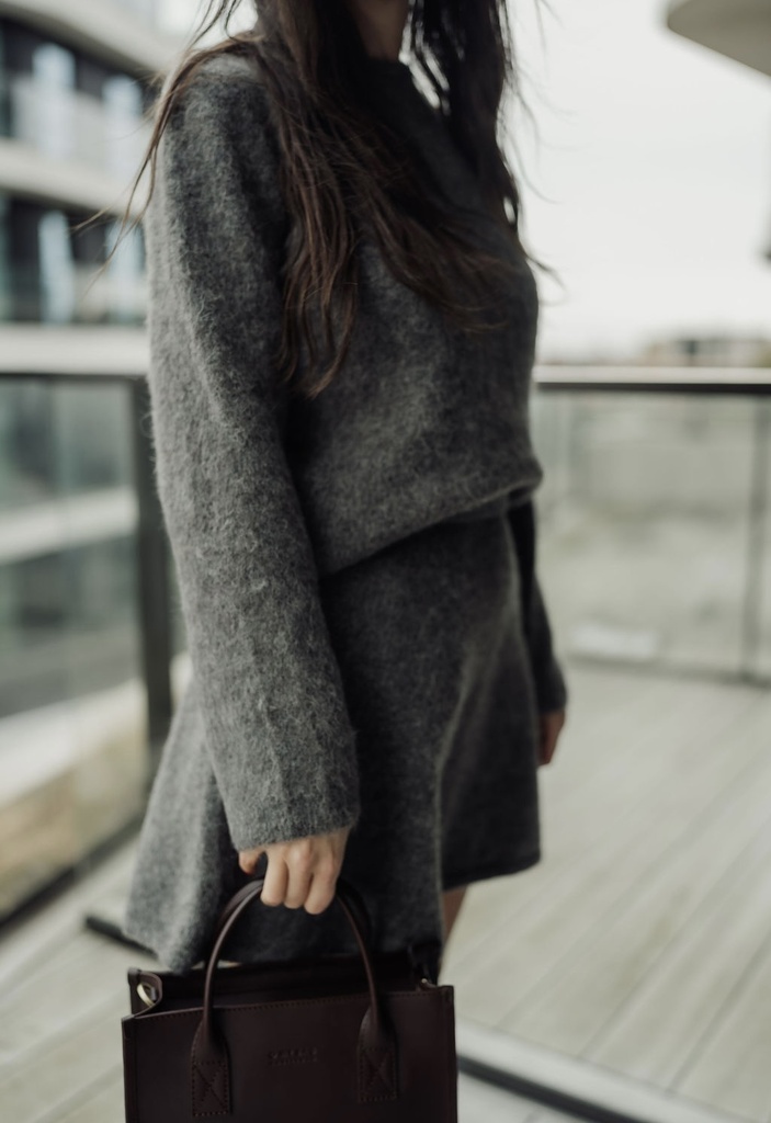 Knit Lulu Brushed Grey