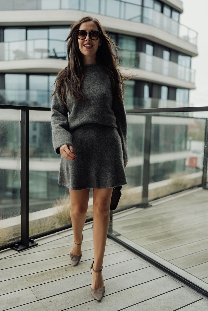 Knit Lulu Brushed Grey