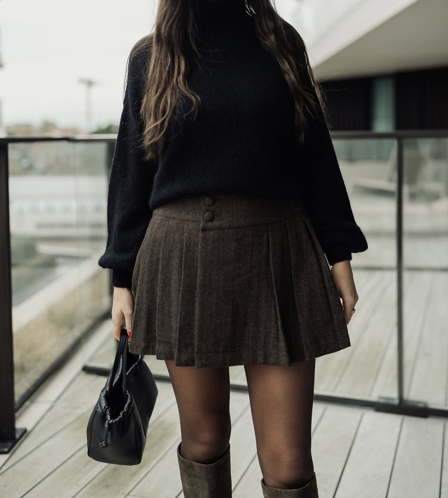 Skirt Chevron Brown