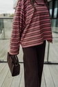 Striped Shirt Brown/Pink