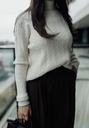 Cable Knit Agnes Beige