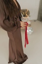 Maxi Dress Satin Brown