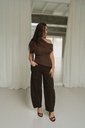 Top Draped Asymmetric Brown