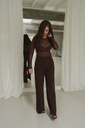 Extra Wide Leg Jeans Brown