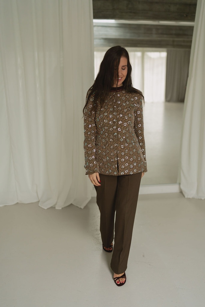 Blazer Soller Taupe Gray