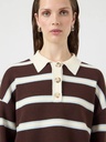 Polo Knit Isabel Chocolate Brown