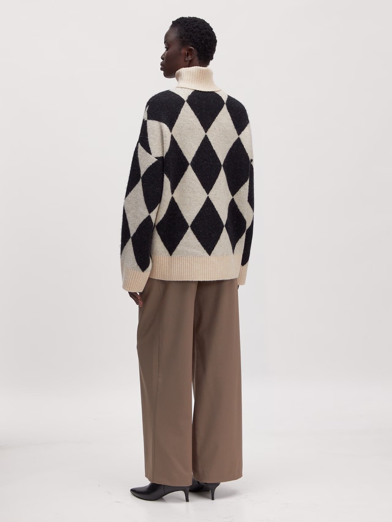 Wool Jumper Lahela Black And Rainy