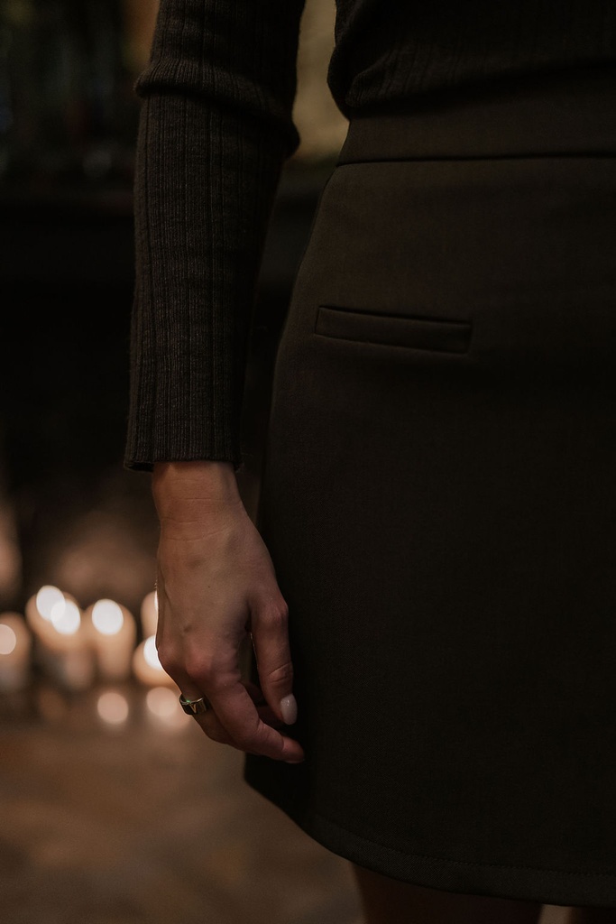 Knit Top Donna Brown